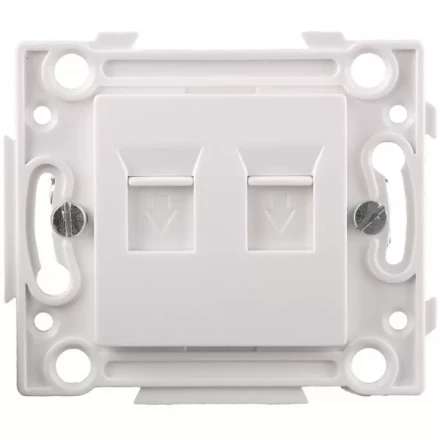 Розетка СВЕТОЗАР телефонная, 2 гнезда SV-55245-2 купить в Тюмени