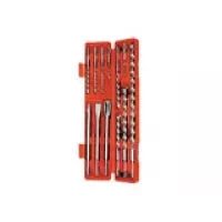 Набор буров по бетону 5-6х110 8-10-12х160 14-16х210 18х300 20х450 мм зубила SDS PLUS  MATRIX 71097 купить в Тюмени