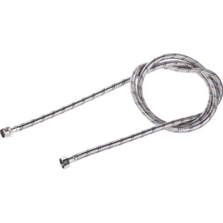 Подводка гибкая STAYER для воды, оплетка из нержавеющей стали, г/ш 1/2&quot; - 2м 51015-G/S-200 купить в Тюмени