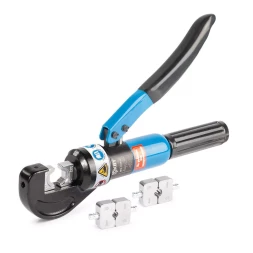 Пресс гидравлический ручной КВТ ПГР-70ТР для опрессовки наконечников до 70 мм и тросов до 4 мм (91808)