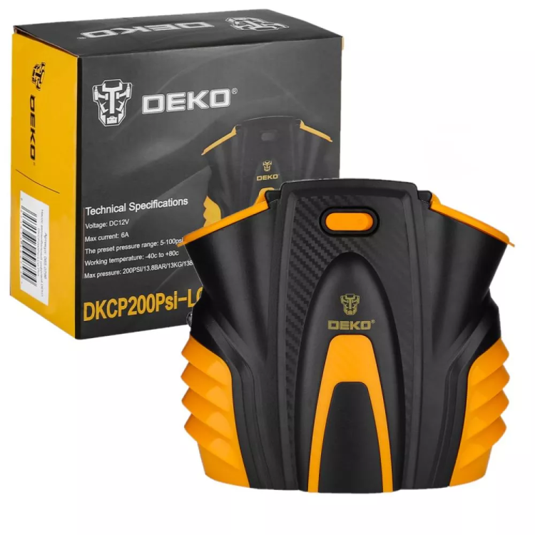 Насос автомобильный цифровой DEKO DKCP200Psi-LCD Plus, 065-0796 купить в Тюмени