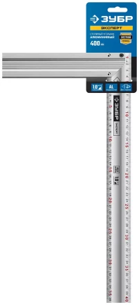 ЗУБР 400 мм, жесткий столярный угольник, Профессионал (34392-40) купить в Тюмени