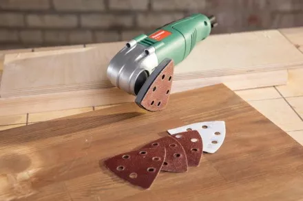 Лист шлифовальный HAMMER MF-AC 003 80 мм, Р 100, по дереву купить в Тюмени