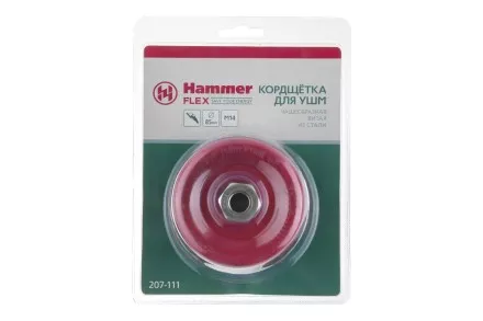 Кордщетка HAMMER чаша 85мм для УШМ витая сталь (207-111) купить в Тюмени