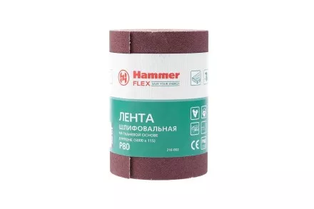Лента шлифовальная в рулоне HAMMER Flex  216-002 купить в Тюмени