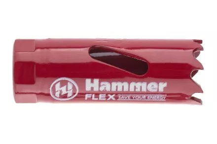 Коронка биметаллическая HAMMER Ф19х38мм 1/2&quot;  BiMETALL (224-001) купить в Тюмени