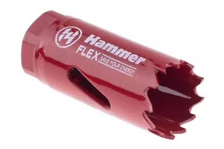 Коронка биметаллическая HAMMER Ф22х38мм 5/8&quot; BiMETALL (224-003) купить в Тюмени