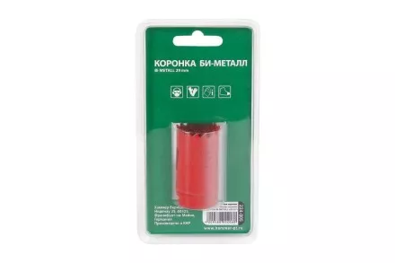 Коронка биметаллическая HAMMER Ф29х38мм 5/8&quot; BiMETALL (224-005) купить в Тюмени