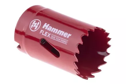 Коронка биметаллическая HAMMER Ф32х38мм 5/8&quot; BiMETALL (224-006) купить в Тюмени