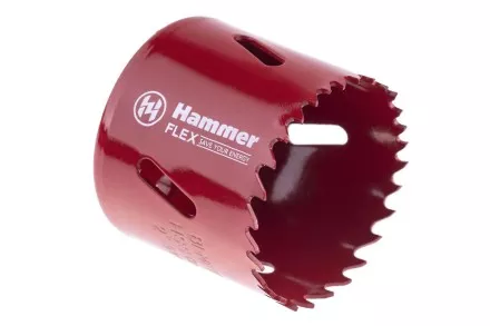 Коронка биметаллическая HAMMER Ф51х38мм 5/8&quot; BiMETALL (224-010) купить в Тюмени