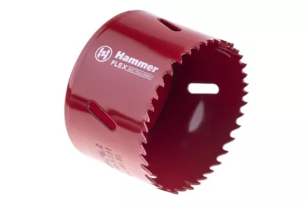 Коронка биметаллическая HAMMER Ф68х38мм 5/8&quot; BiMETALL (224-013) купить в Тюмени