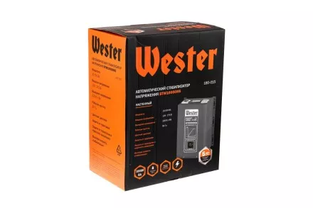 Стабилизатор напряжения WESTER STW10000NS купить в Тюмени