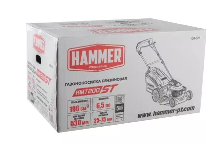 Газонокосилка бензиновая самоходная HAMMER KMT200ST купить в Тюмени