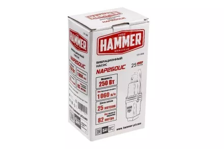 Вибрационный насос HAMMER NAP250UC(25) купить в Тюмени