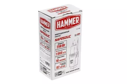 Вибрационный насос HAMMER NAP250UC(10) купить в Тюмени