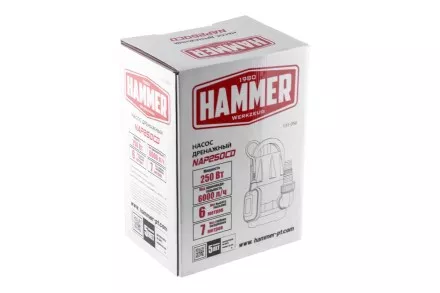 Дренажный насос HAMMER NAP250CD купить в Тюмени