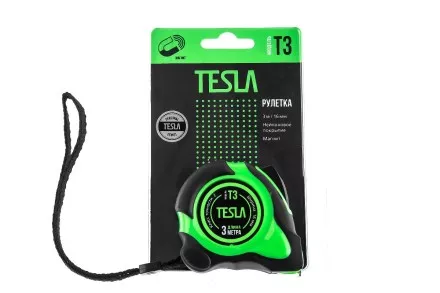 Рулетка TESLA 3м х 16мм (T-3) купить в Тюмени