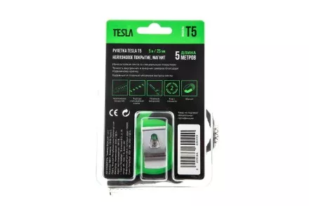 Рулетка TESLA 5м х 25мм (T-5) купить в Тюмени