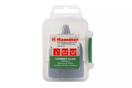 Патрон для дрели HAMMER Ф10мм 1/2&quot; (208-202) купить в Тюмени