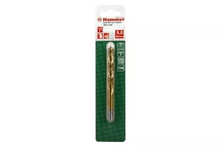Сверло по металлу HAMMER Ф9х125мм (DR MT 9,0мм*125/81мм) купить в Тюмени