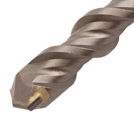 Бур по бетону Denzel, 18 x 260 мм, двойная спираль, три пылеотводящие кромк, 705043 купить в Тюмени
