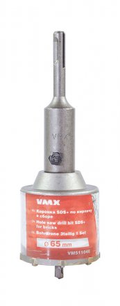 Коронка SDS+ ф65 мм по кирпичу в сборе VMX 511046 купить в Тюмени