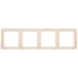 Панель СВЕТОЗАР &quot;ГАММА&quot; четверная вертикальная, цвет бежевый SV-54151-B купить в Тюмени