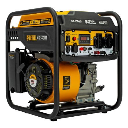Генератор инверторный DENZEL GK-5500iF, 5,5 кВт, 230 В, ручной старт купить в Тюмени