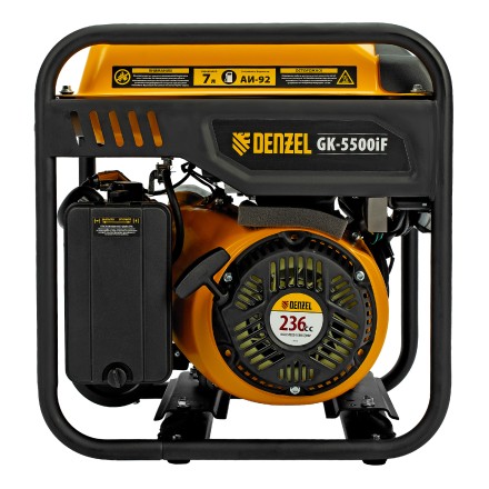 Генератор инверторный DENZEL GK-5500iF, 5,5 кВт, 230 В, ручной старт купить в Тюмени