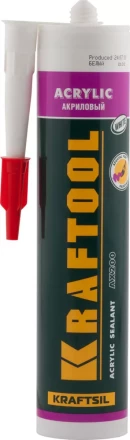 Герметик акриловый KRAFTOOL белый, 300мл 41251-0 купить в Тюмени