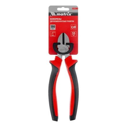 Бокорезы Matrix, 180 мм, хром-ванадий, двухкомпонентные рукоятки, 17791 купить в Тюмени