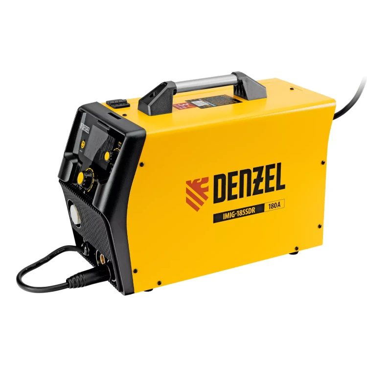 Аппарат инвертор. полуавтомат. cварки Denzel IMIG-185SDR 94363, 180 А, ПВ 60%, катушка 5 кг купить в Тюмени