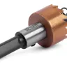 HSS-TiN коронка MESSER  24мм с центр. сверлом и толкающей пружиной для  лист. материала  до 2 мм ц/х купить в Тюмени