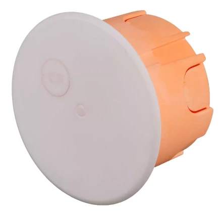 Коробка монтажная СВЕТОЗАР для подштукатурного монтажа, макс. напряжение 400В, с крышкой, 68х47мм, круглая SV-54923 купить в Тюмени