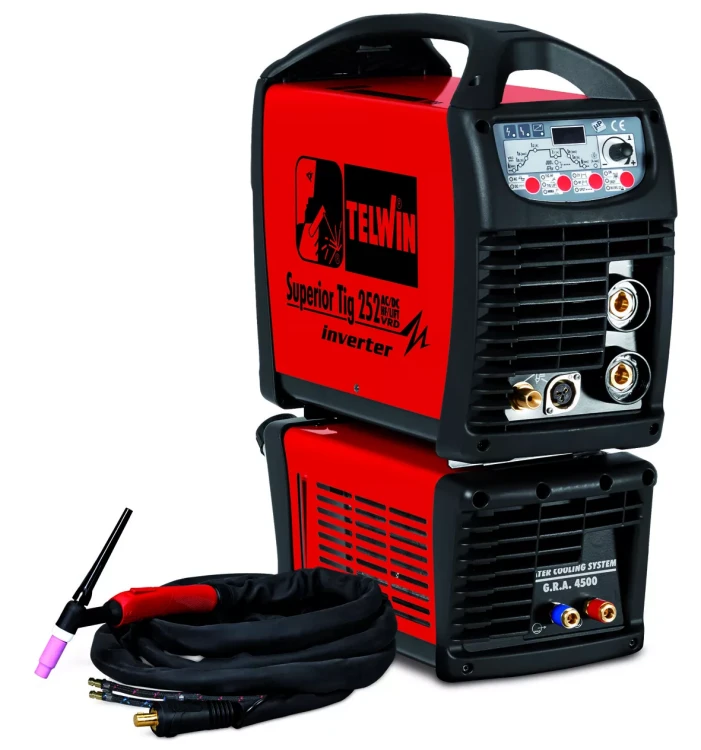 Сварочный аппарат Telwin SUPERIOR TIG 252 AC/DC HF/LIFT VRD AQUA  TIG ACC купить в Тюмени