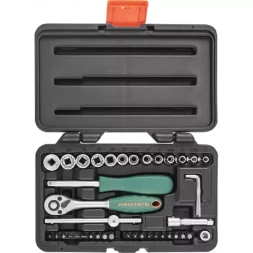 Набор головок торцевых Super Tech 1/4"DR 41предмет Jonnesway S68H2141S 48859