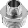 Бочонок ЗУБР "ЭКСПЕРТ" переходной, никелированная латунь, 1/2"-3/4" 51241-1/2-3/4 купить в Тюмени