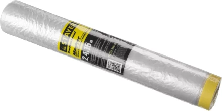 Пленка STAYER &quot;PROFESSIONAL&quot; защитная с клейкой лентой &quot;МАСКЕР&quot;, HDPE, 9мкм, 2,4х15м 12255-240-15 купить в Тюмени