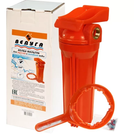 Колба фильтра ВЕДУГА 10 1/2 для горячей воды 69328 купить в Тюмени