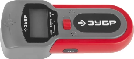 Тестер ЗУБР многофункц,с ЖК дисплеем,автоматич калибровка,детектор Me(до40мм),провода под напряжением(50мм),дерева(20мм) 59712 купить в Тюмени