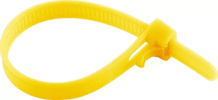 Хомуты универсальные многоразового использования пластиковые 200 х 7,2мм 50 шт  СИБРТЕХ 45575 купить в Тюмени