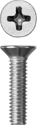 Винт ЗУБР &quot;МАСТЕР&quot; DIN 965, класс прочности 4.8, оцинкованный, M4x16мм, 5кг 303110-04-016 купить в Тюмени