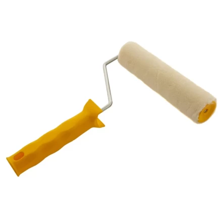 Валик &quot;Лаки&quot;, 180 мм, ворс 5 мм, D - 36 мм, D ручки - 6 мм, велюр Сибртех 80242 купить в Тюмени