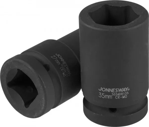 Головка ударная шестигранная 1" М41 глубокая S03АD8141  Jonnesway 48598 купить в Тюмени