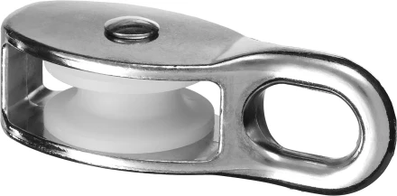 Блок ЗУБР &quot;МАСТЕР&quot; одинарный, оцинкованный, нейлоновый шкив, 9x40мм, 4 шт 4-304585-40 купить в Тюмени