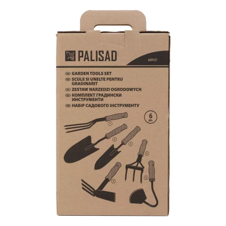 Набор садового инструмента Palisad 629127, пластиковые рукоятки, 6 предметов купить в Тюмени