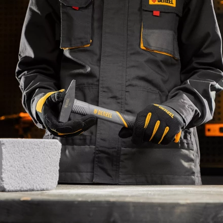 Молоток слесарный, 300 г Denzel, кованый, фибергласовая рукоятка c TPR покрытием 10483 купить в Тюмени