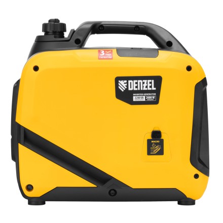 Генератор инверторный DENZEL GS-2200iS, 2,2 кВт, 230 В, закрытый корпус, ручной старт купить в Тюмени