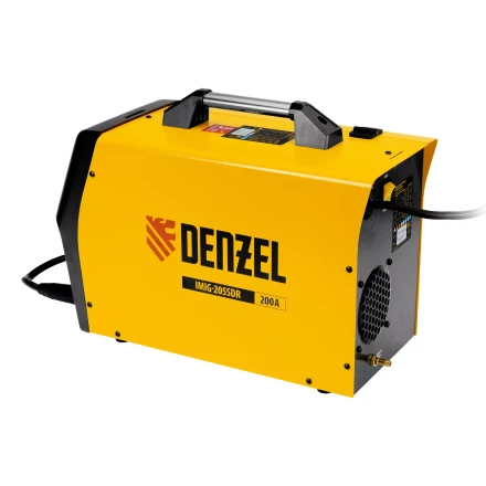 Аппарат инвертор. полуавтомат. cварки Denzel IMIG-205SDR, 200 А, ПВ 60%, катушка 5 кг купить в Тюмени
