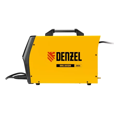 Аппарат инвертор. полуавтомат. cварки Denzel IMIG-205SDR, 200 А, ПВ 60%, катушка 5 кг купить в Тюмени